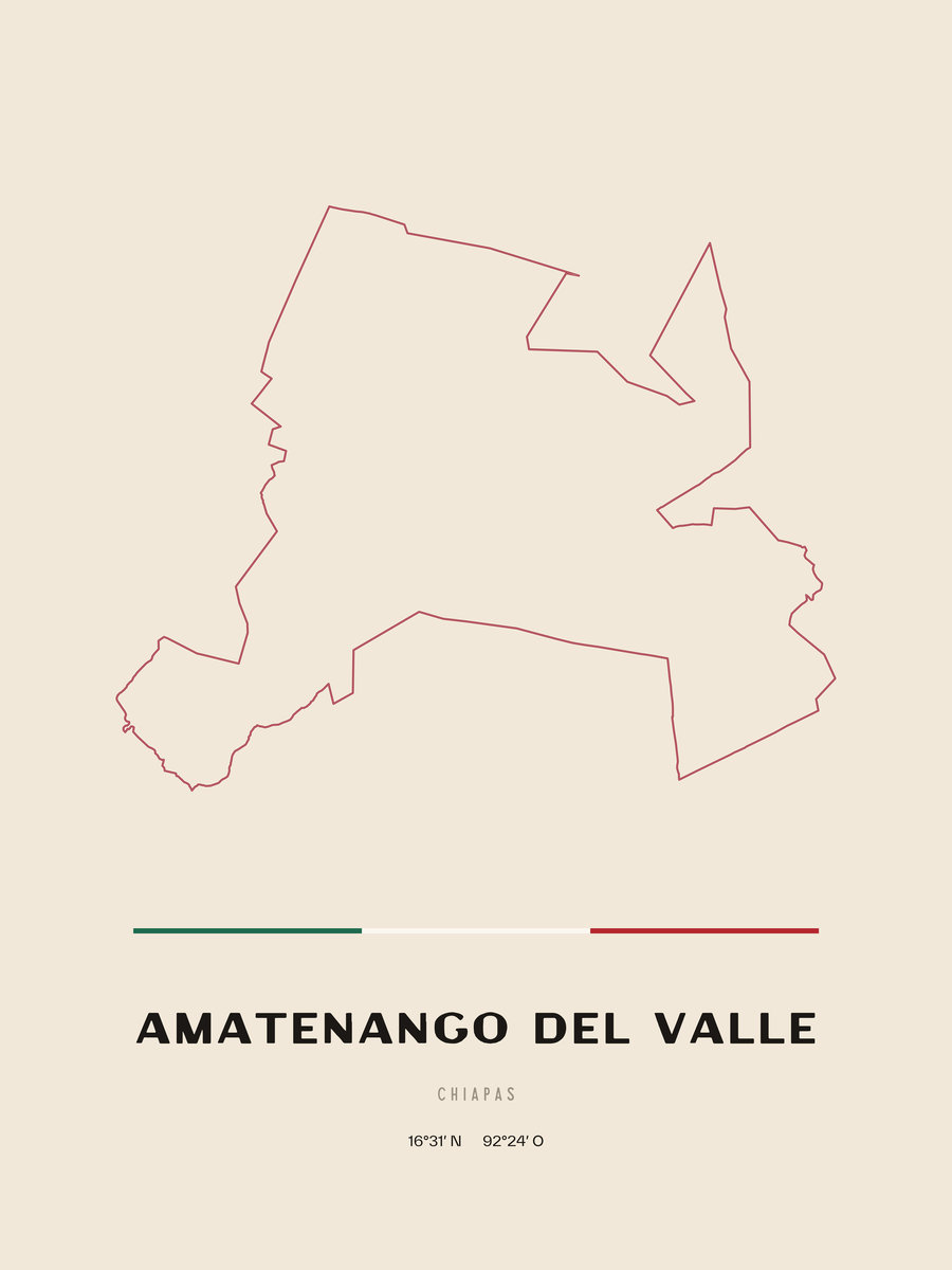 Framed poster of Amatenango del Valle, Chiapas.