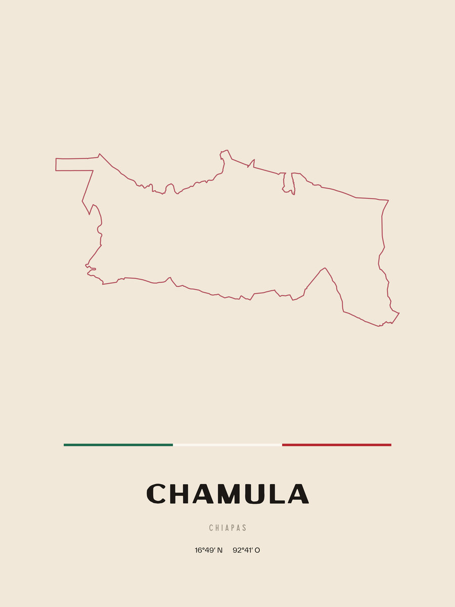 Framed poster of Chamula, Chiapas.