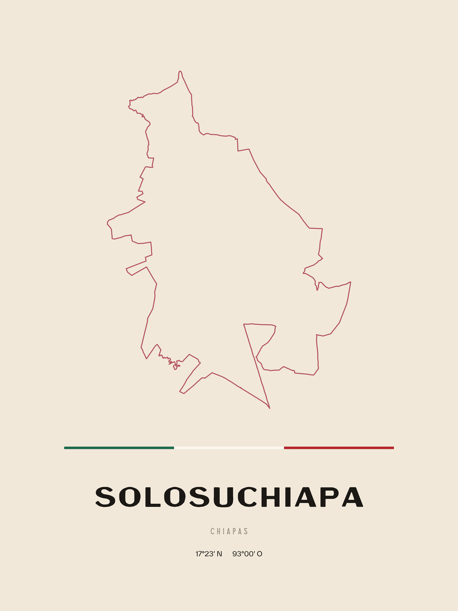 Framed poster of Solosuchiapa, Chiapas.