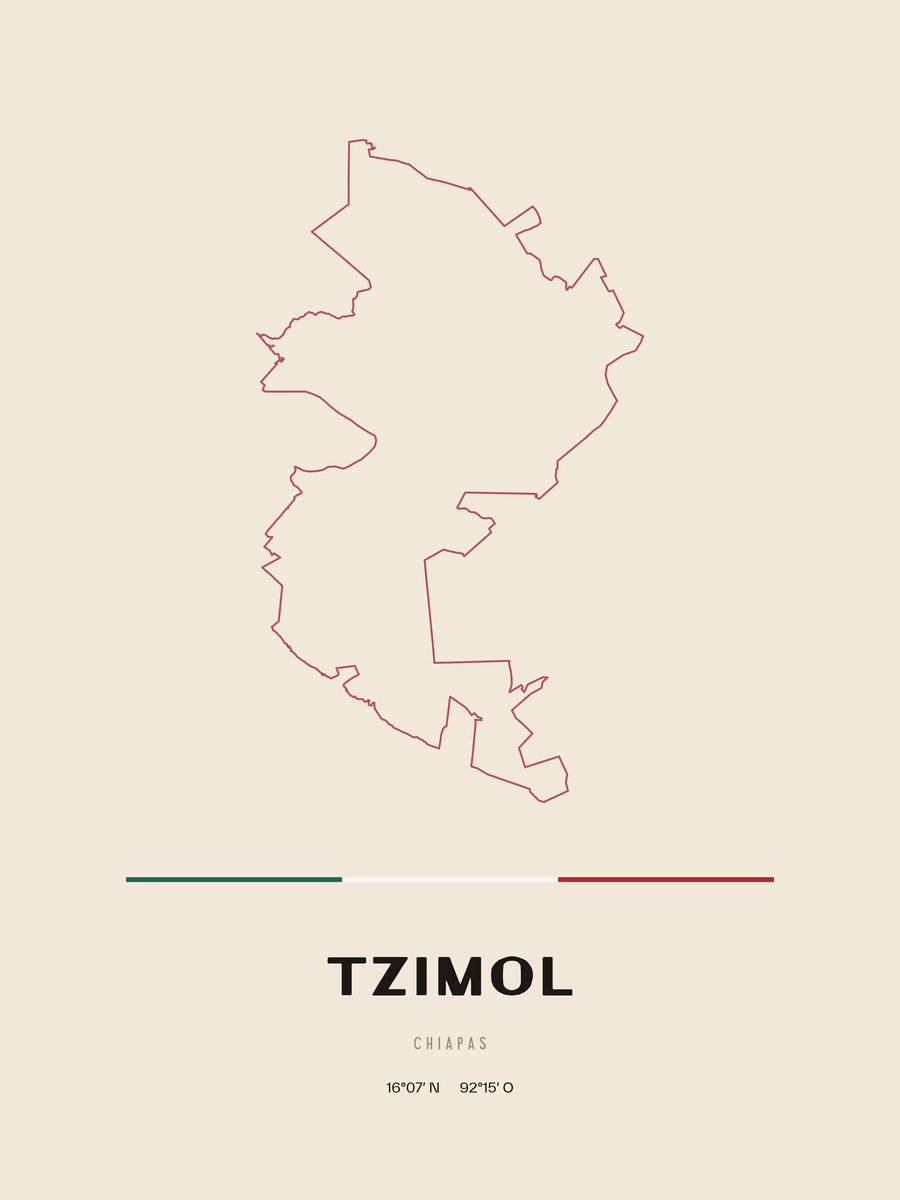 Framed poster of Tzimol, Chiapas.