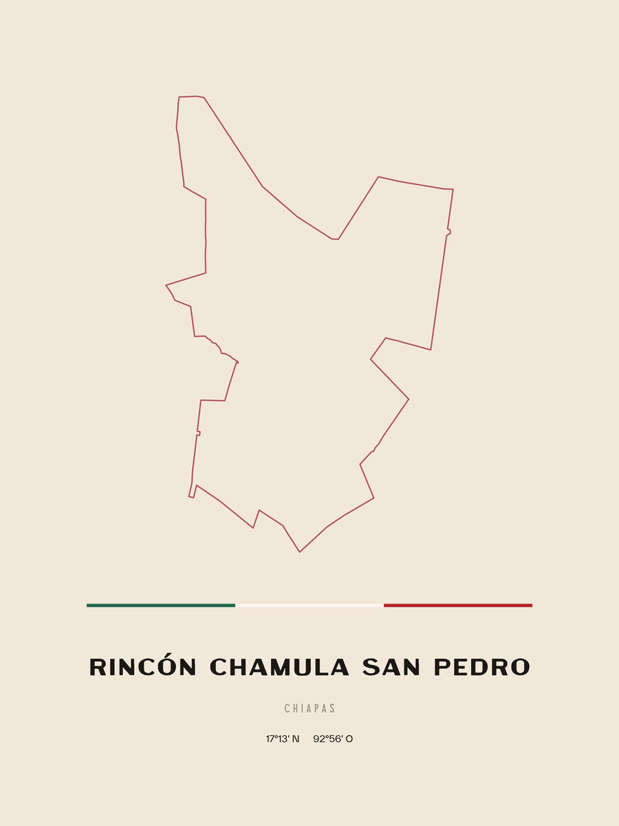 Framed poster of Rincón Chamula San Pedro, Chiapas.