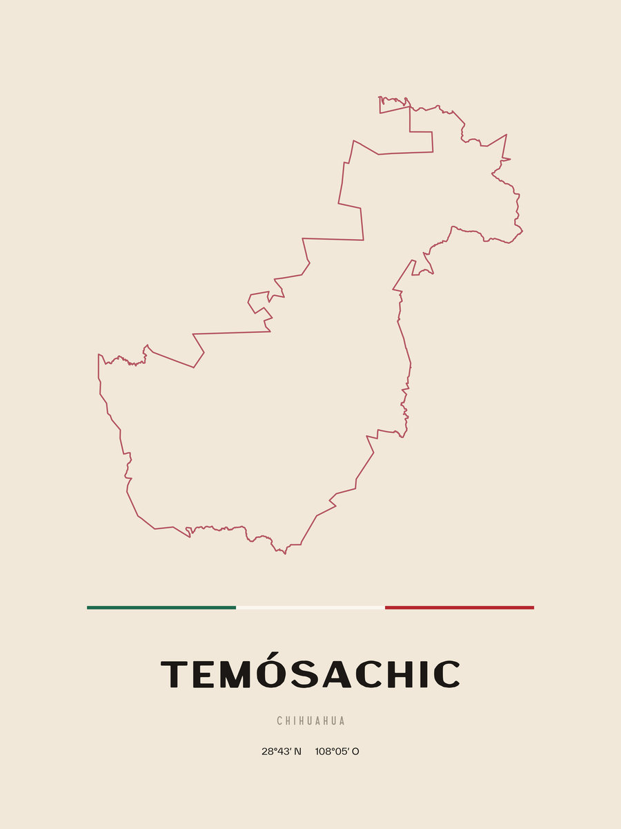 Framed poster of Temósachic, Chihuahua.