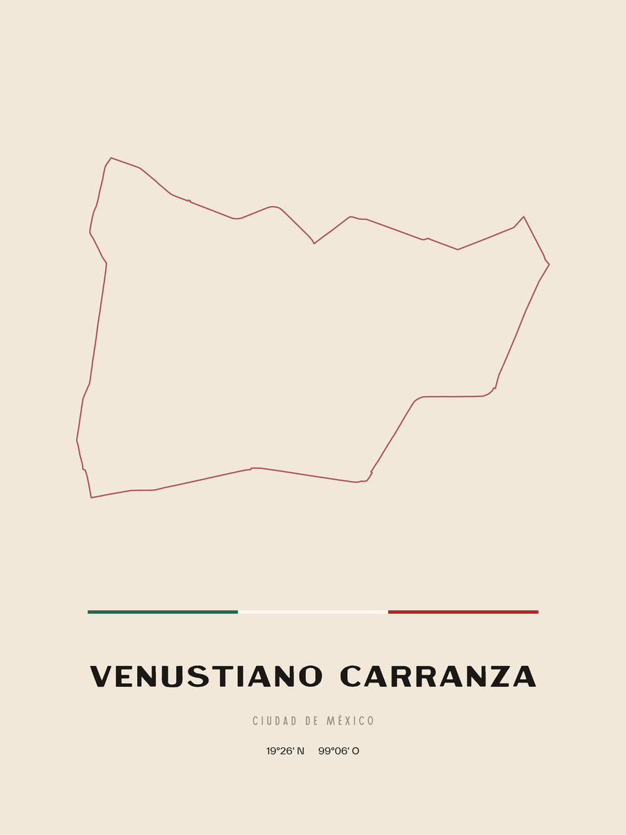 Framed poster of Venustiano Carranza, Ciudad de México.