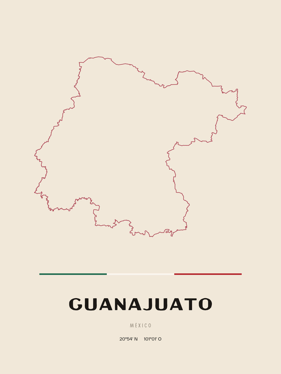 Framed poster of Guanajuato.