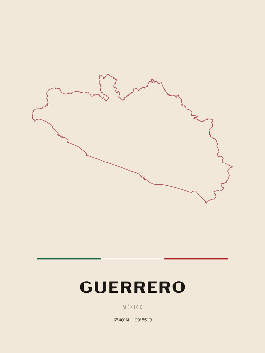 Framed poster of Guerrero.