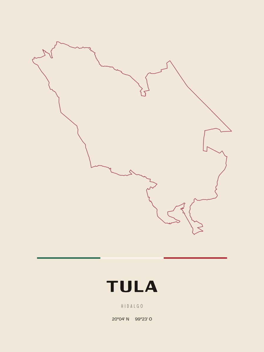 Framed poster of Tula, Hidalgo.