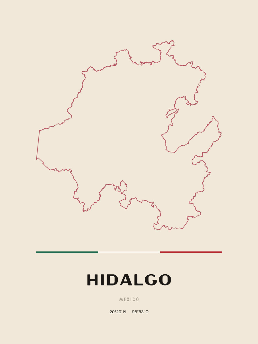 Framed poster of Hidalgo.