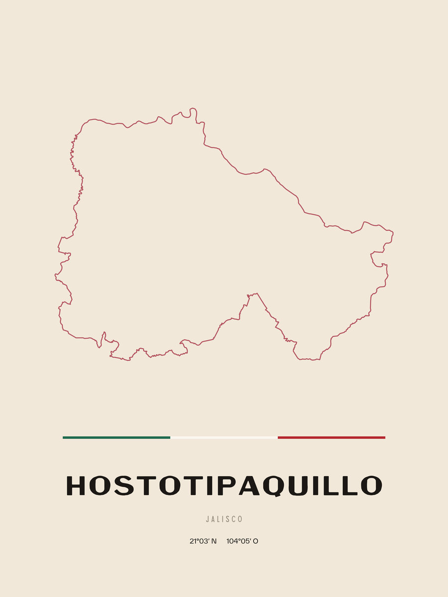 Framed poster of Hostotipaquillo, Jalisco.