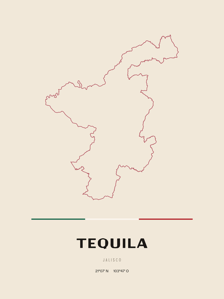 Framed poster of Tequila, Jalisco.