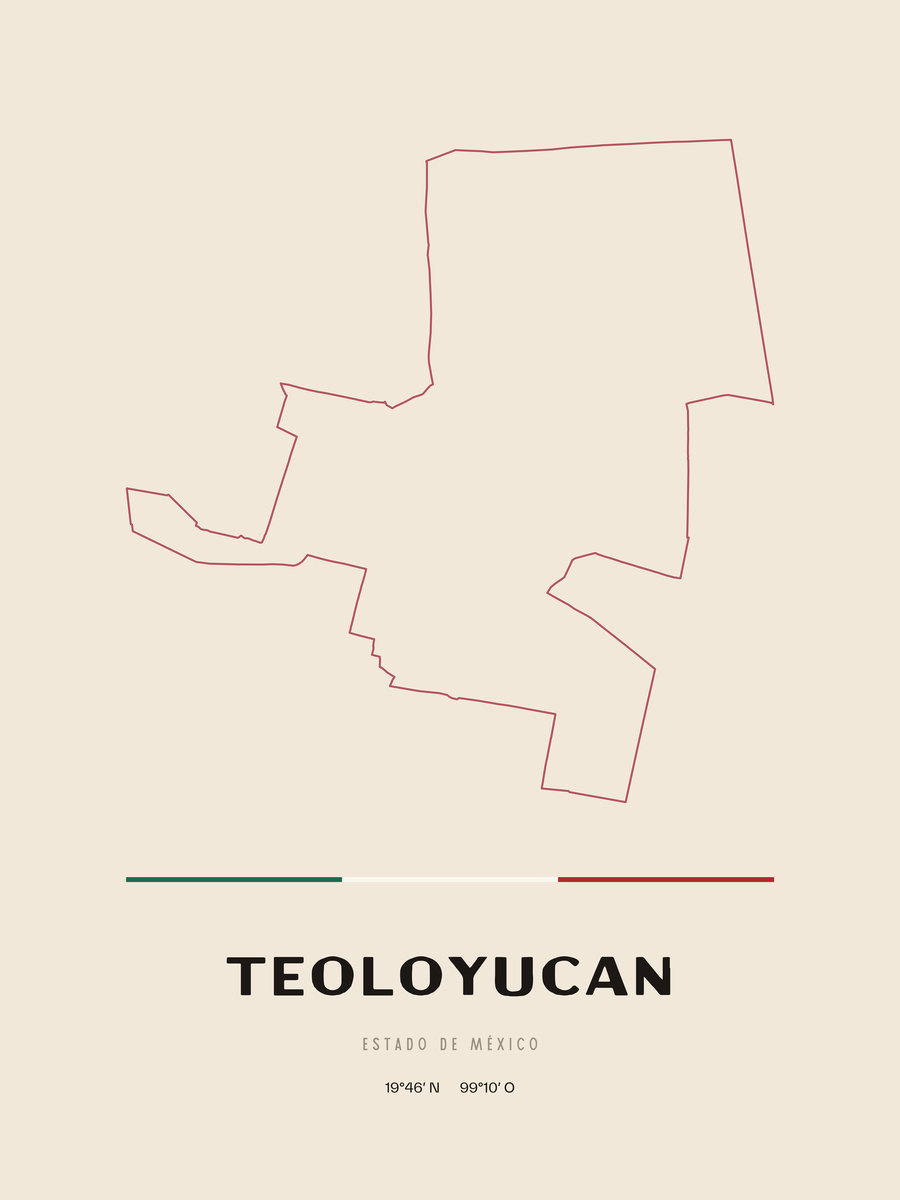 Framed poster of Teoloyucan, Estado de México.
