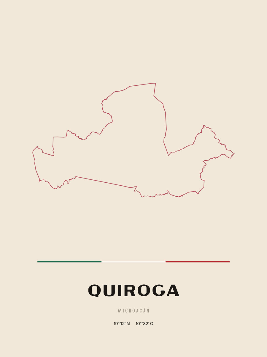 Framed poster of Quiroga, Michoacán.