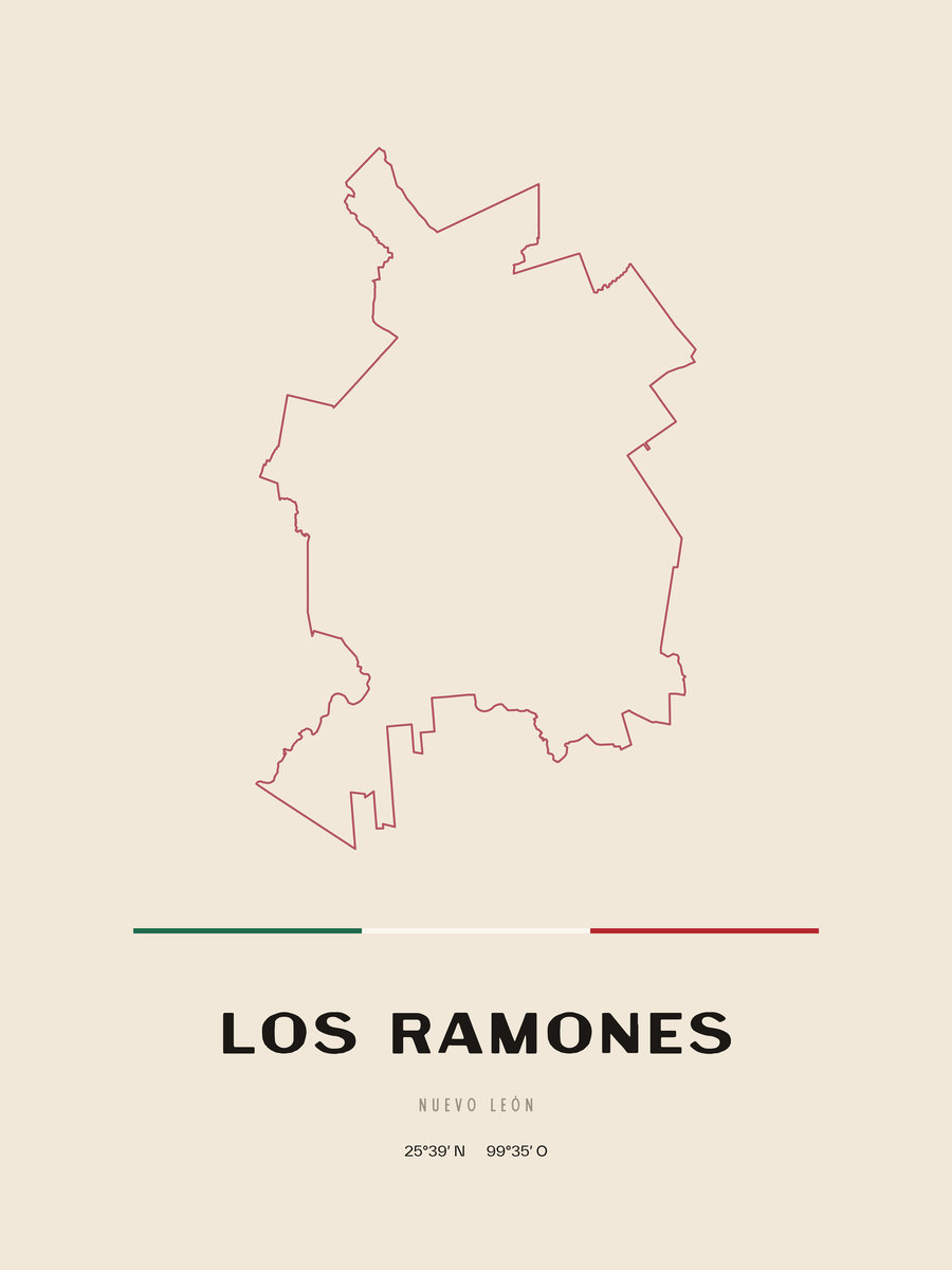 Framed poster of Los Ramones, Nuevo León.