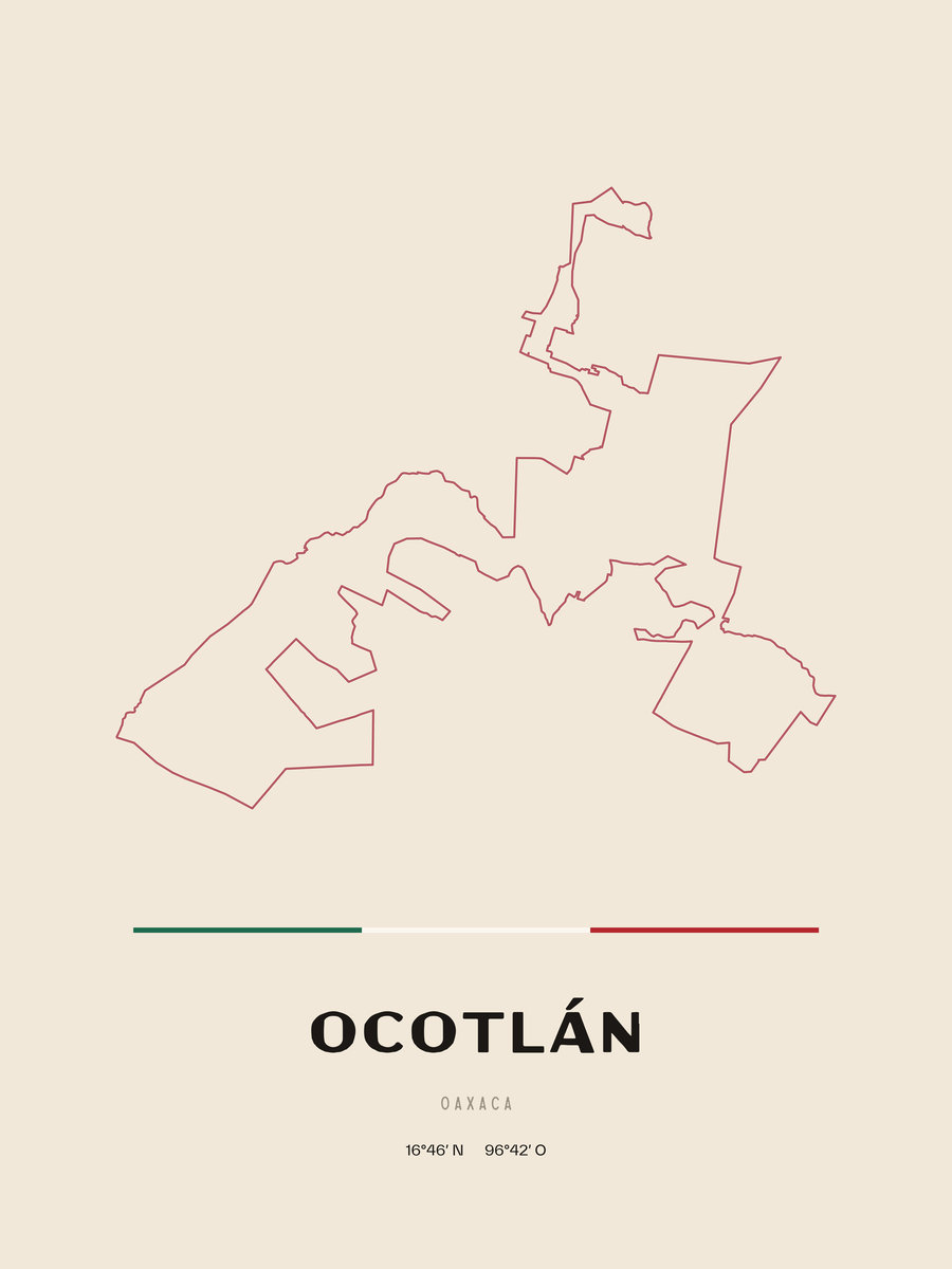 Framed poster of Ocotlán, Oaxaca.