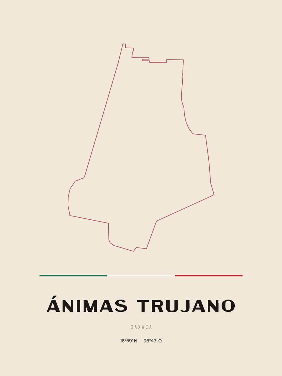 Framed poster of Ánimas Trujano, Oaxaca.
