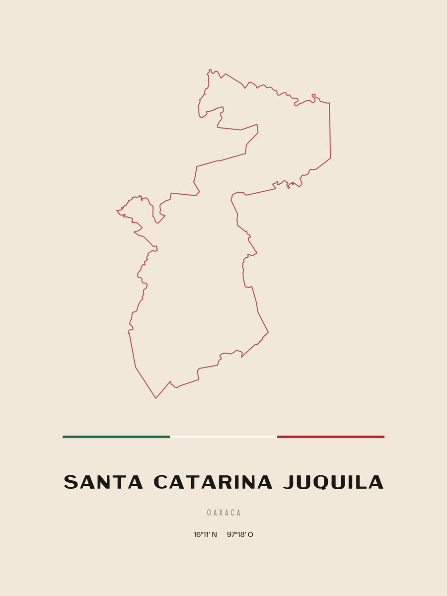 Framed poster of Santa Catarina Juquila, Oaxaca.
