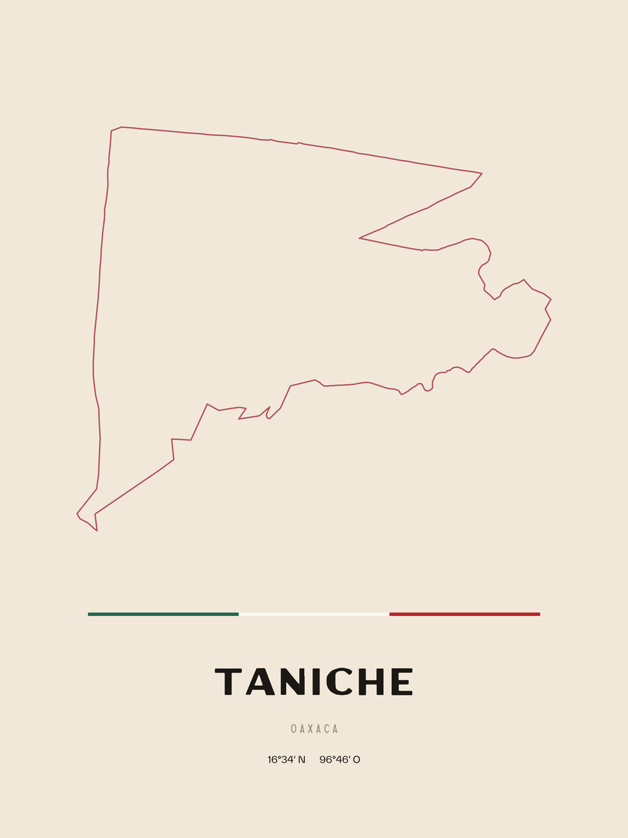 Framed poster of Taniche, Oaxaca.