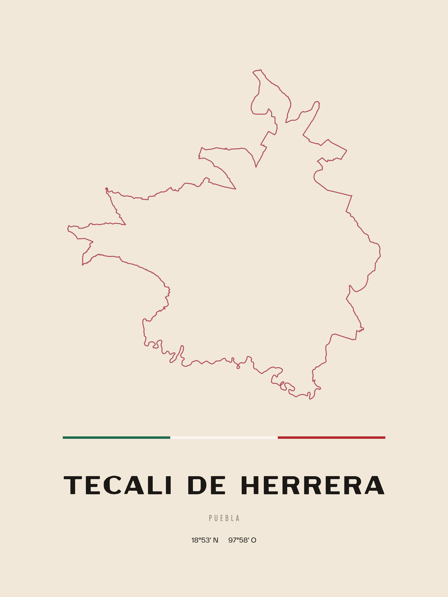 Framed poster of Tecali de Herrera, Puebla.