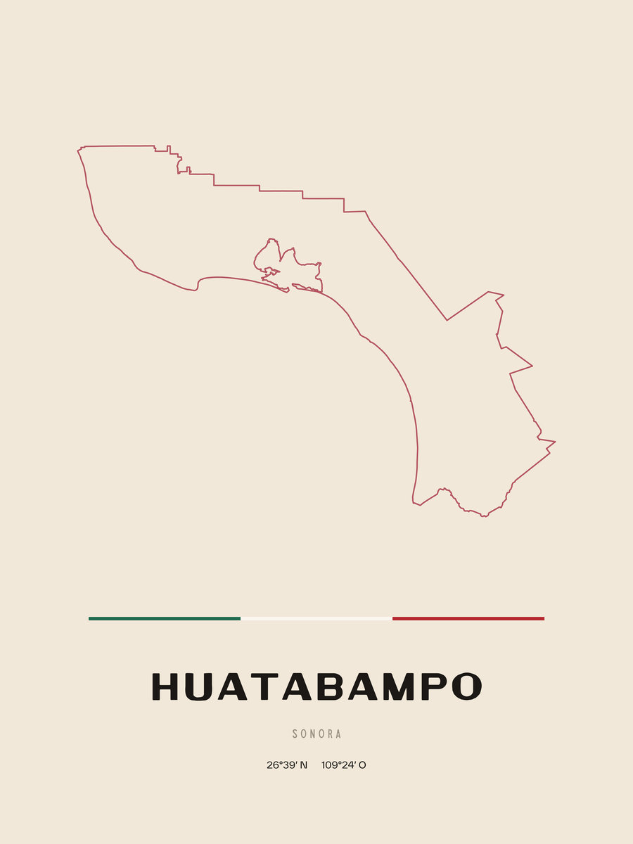Framed poster of Huatabampo, Sonora.