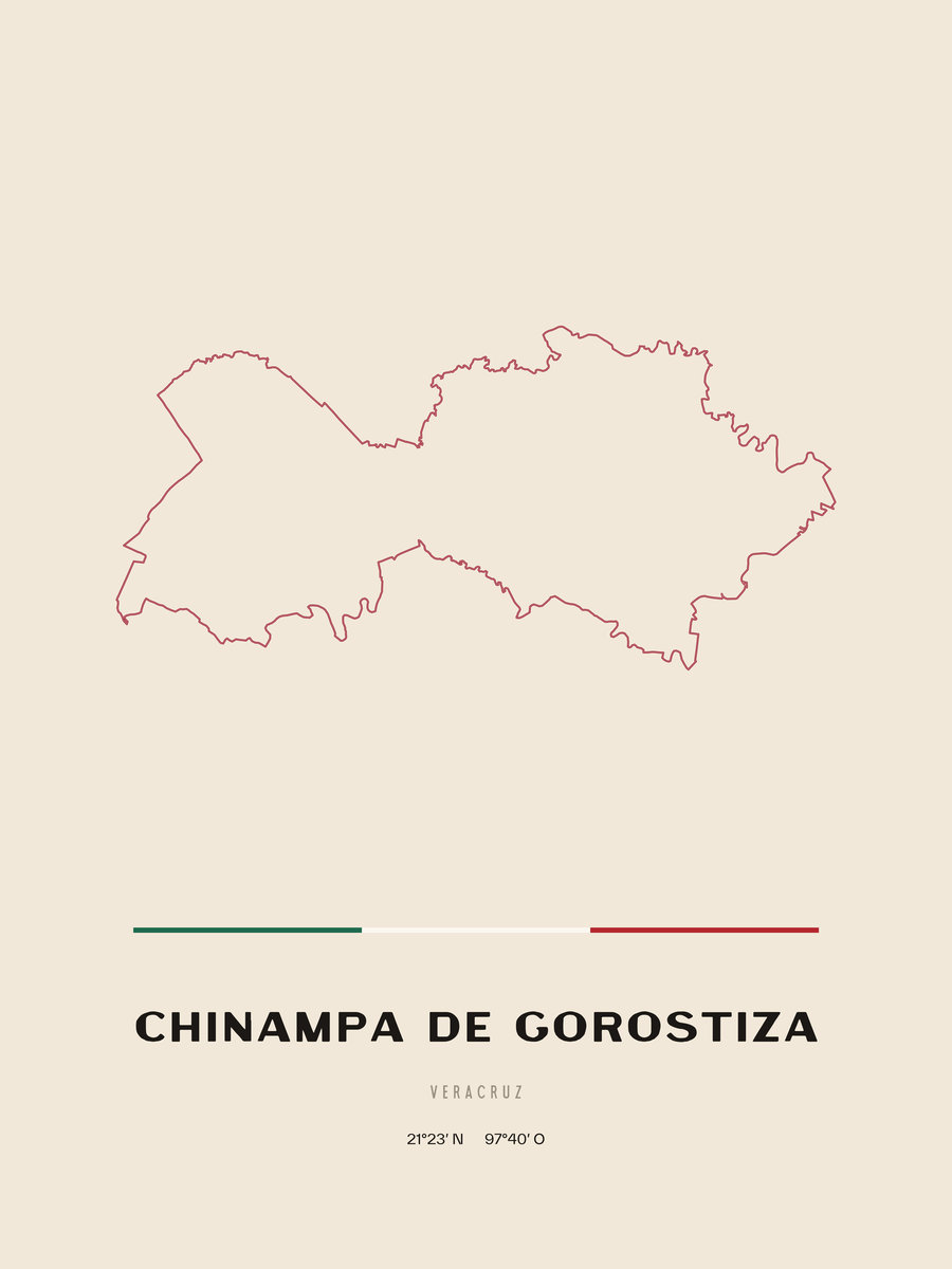 Framed poster of Chinampa de Gorostiza, Veracruz.
