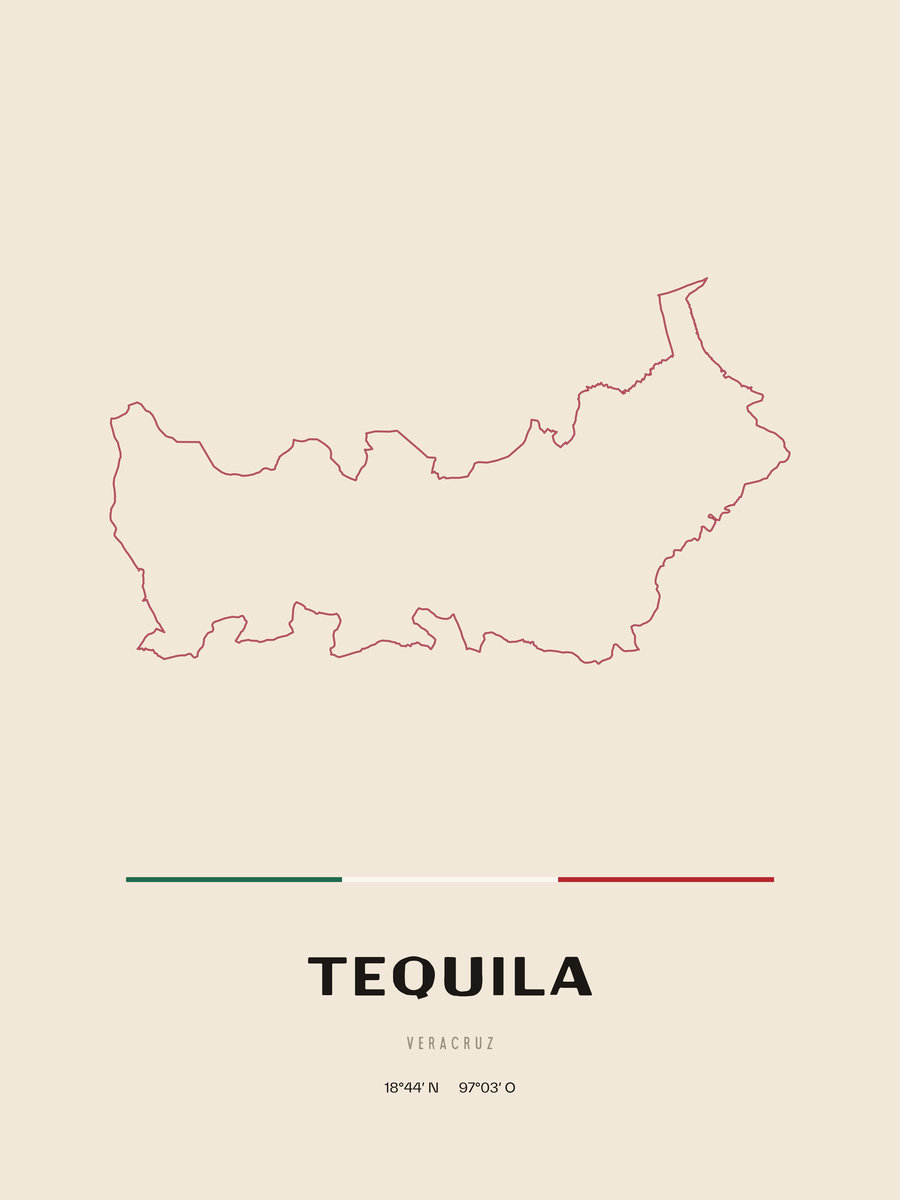 Framed poster of Tequila, Veracruz.