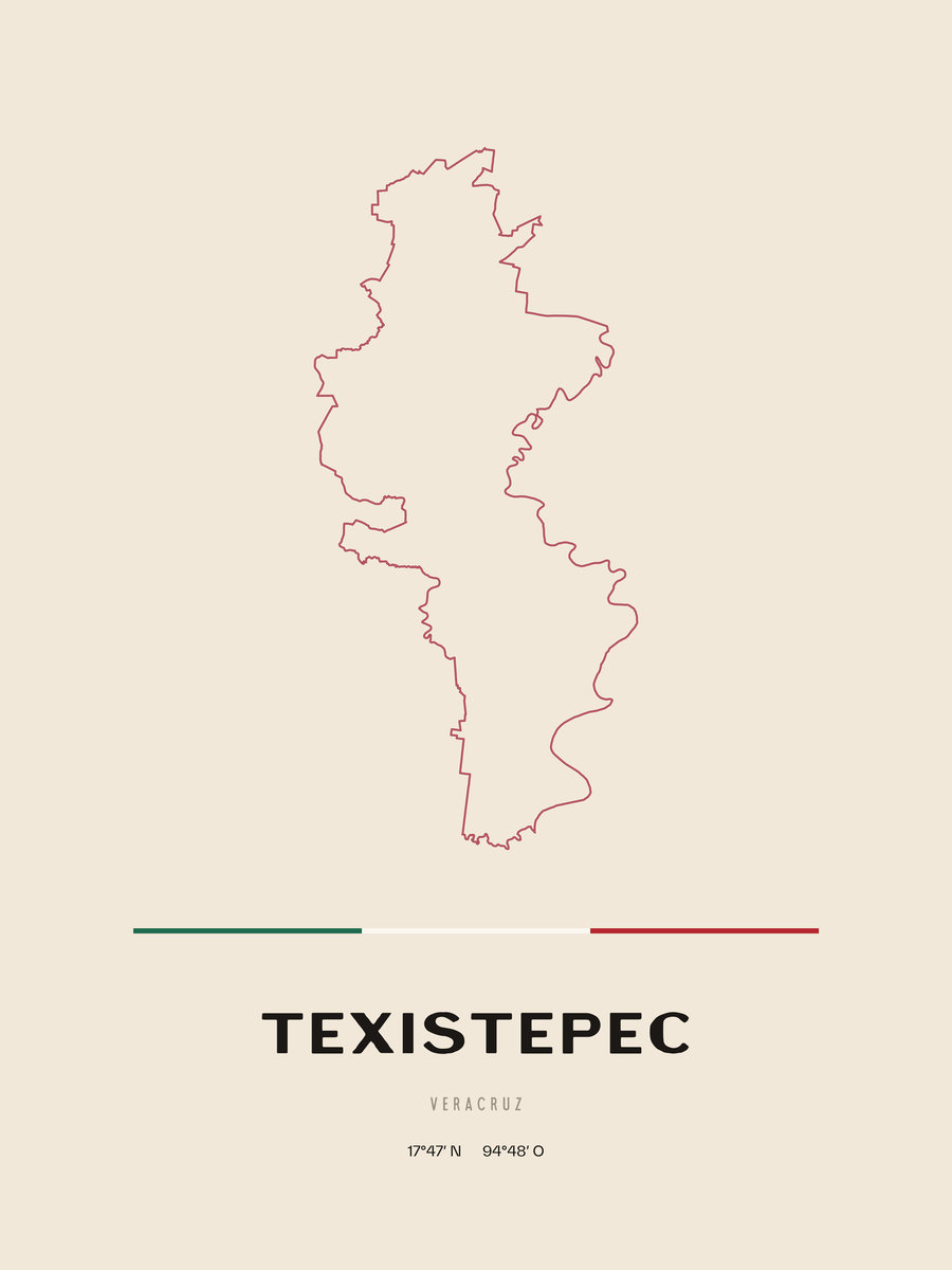 Framed poster of Texistepec, Veracruz.